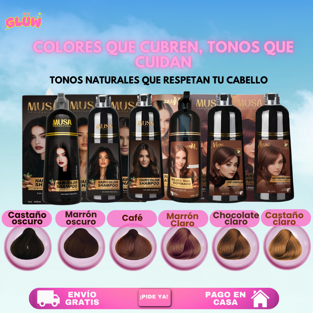 TRÍO COMPLETO ( SHAMPOO TINTE + SHAMPOO ROMERO + TÓNICO CAPILAR )