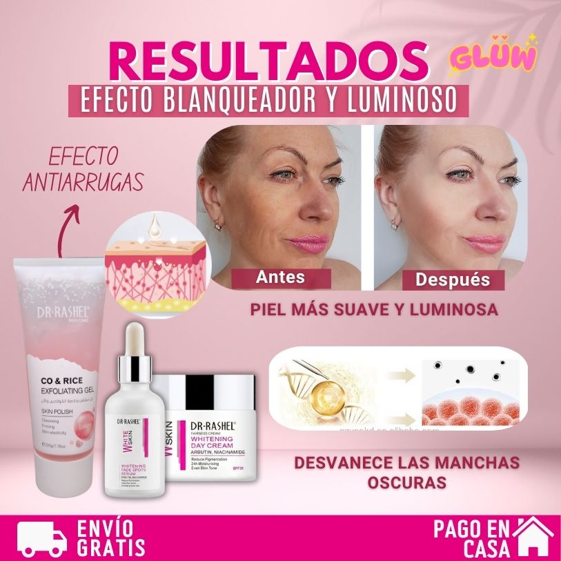PACK ACLARADOR ANTIMANCHAS 3X1 (RUTINA COMPLETA)