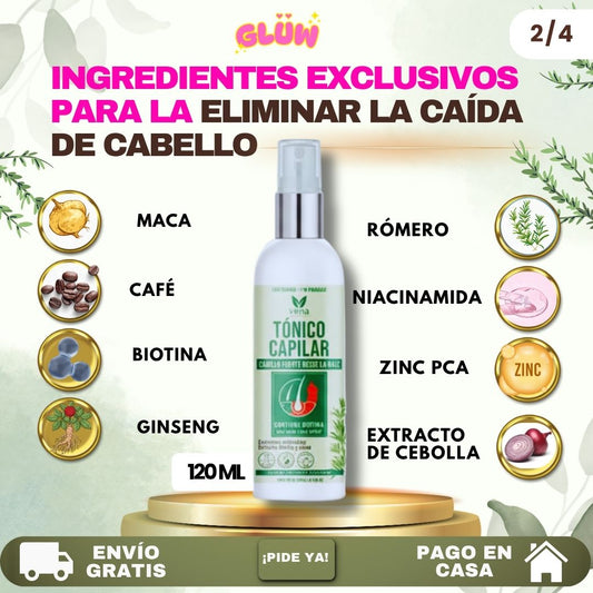 TÓNICO CAPILAR ANTICAÍDA DE 120 ML