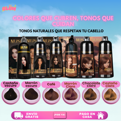 TRÍO COMPLETO ( SHAMPOO TINTE + SHAMPOO ROMERO + TÓNICO CAPILAR )