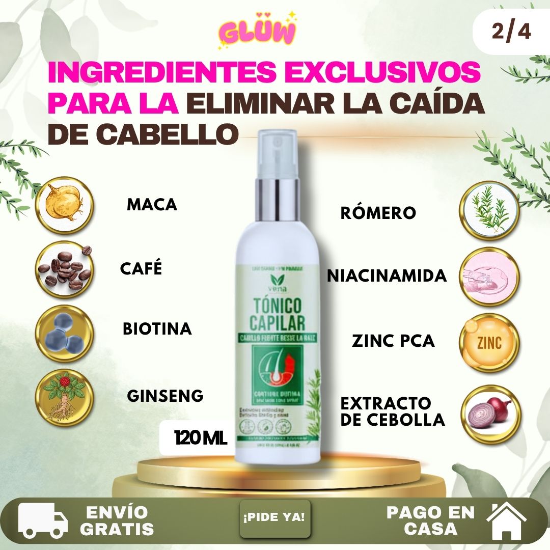 TÓNICO CAPILAR ANTICAÍDA DE 120 ML
